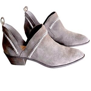 Sole Society Gray Ankle Booties